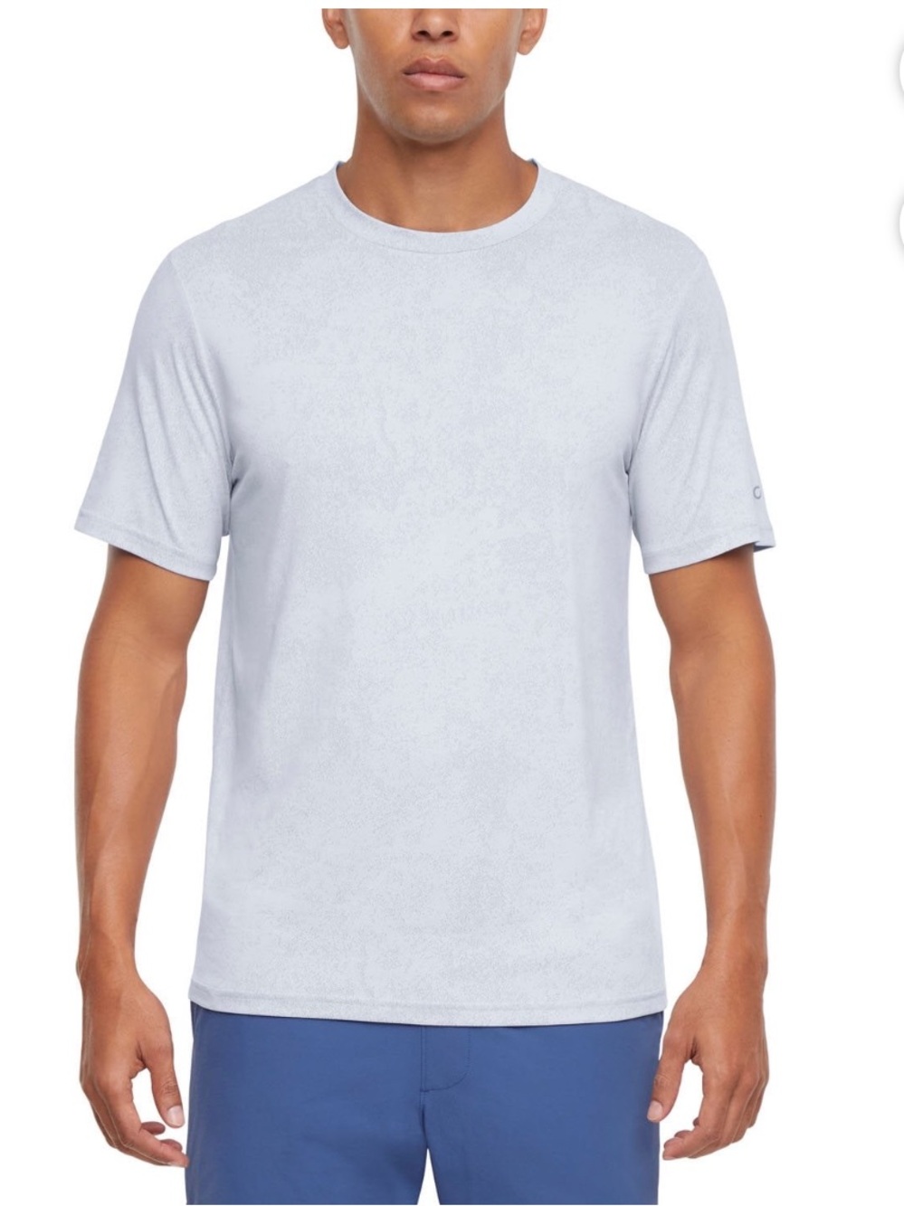 GAP Men's Short Sleeve Crew Tee - Light Gray